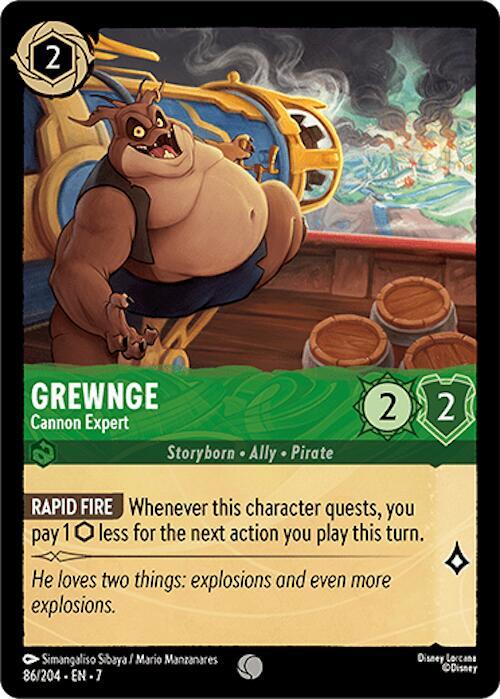 Grewnge, Cannon Expert 86/204 (Archazia's Island) 