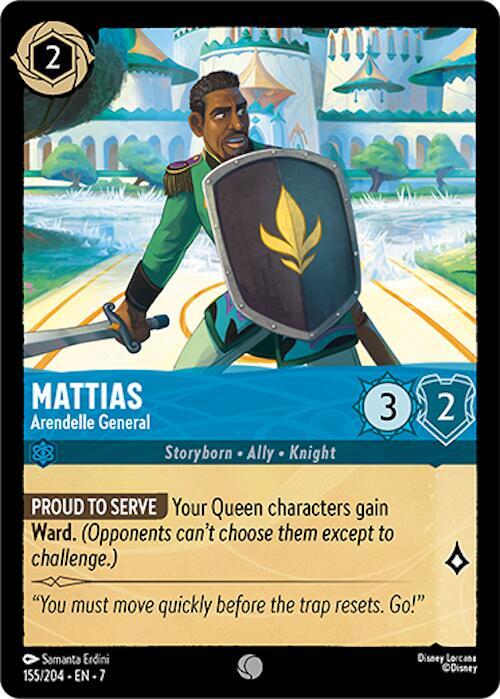 Mattias, Arendelle General 155/204 (Archazia's Island)  - Cold Foil