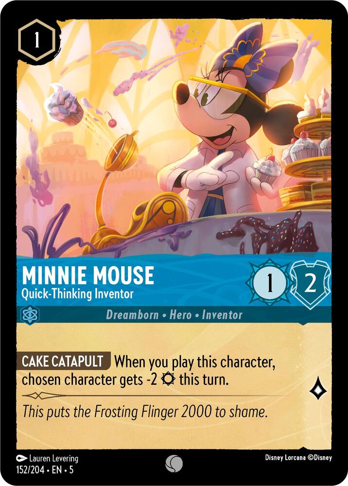 Minnie Mouse, Quick Thinking Inventor 152/204 (Shimmering Skies)  - Cold Foil