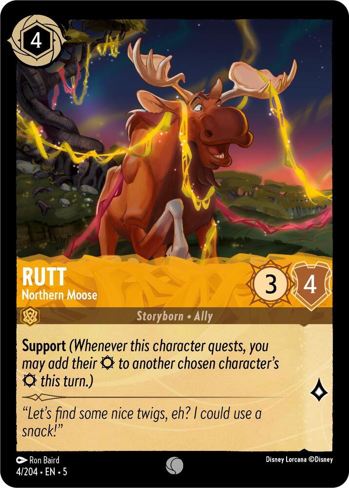 Rutt, Northern Moose 4/204 (Shimmering Skies)  - Cold Foil