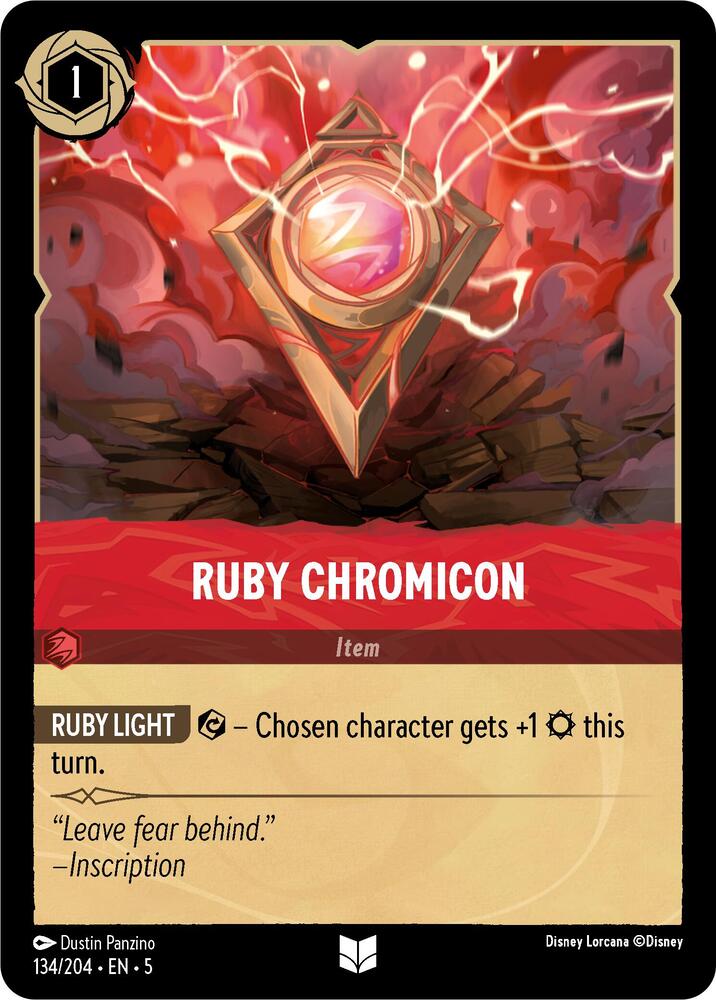 Ruby Chromicon 134/204 (Shimmering Skies)  - Cold Foil