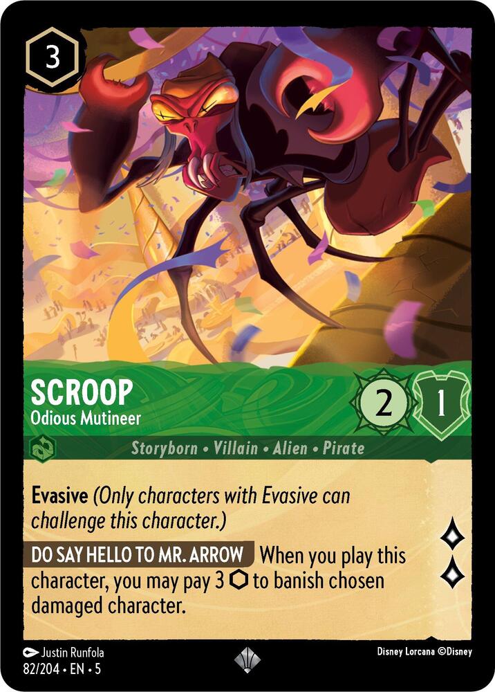 Scroop, Odious Mutineer 82/204 (Shimmering Skies) 