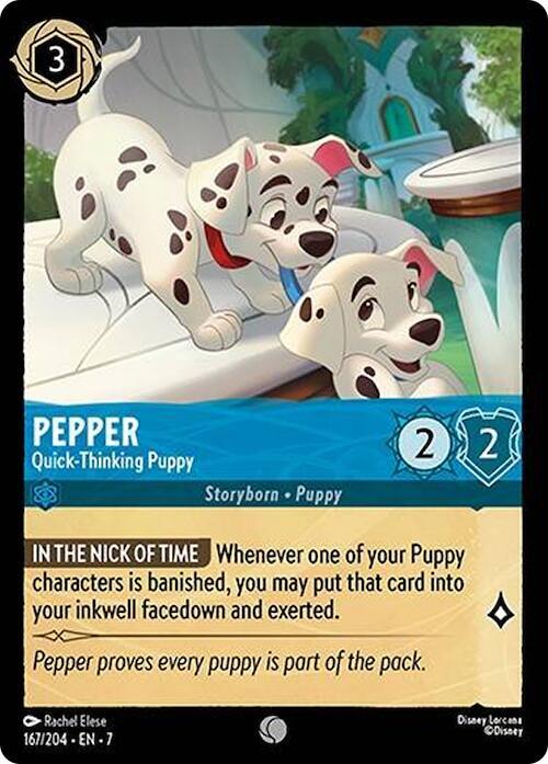 Pepper, Quick Thinking Puppy 167/204 (Archazia's Island) 