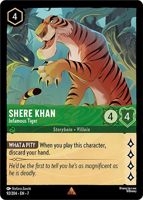 Shere Khan, Infamous Tiger 92/204 (Archazia's Island) 