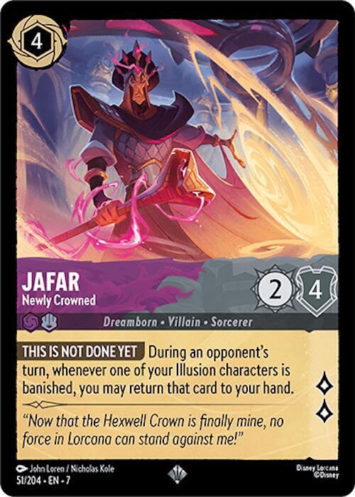 Jafar, Newly Crowned 51/204 (Archazia's Island)  - Cold Foil