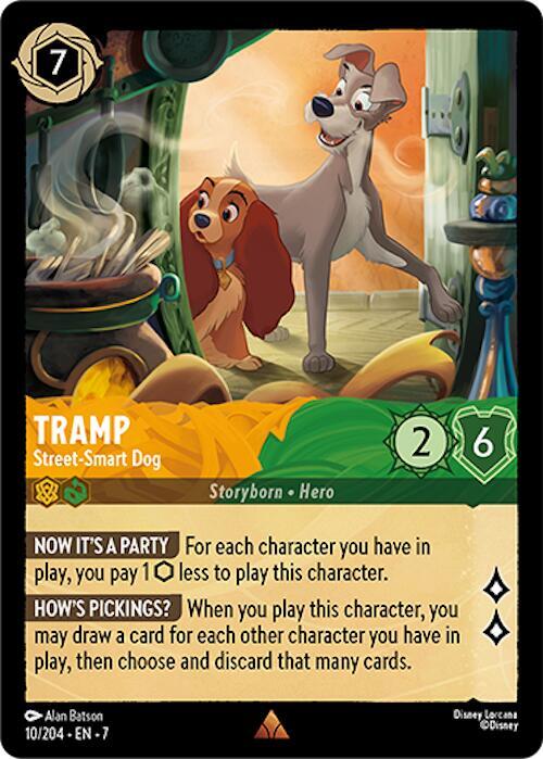Tramp, Street Smart Dog 10/204 (Archazia's Island)  - Cold Foil