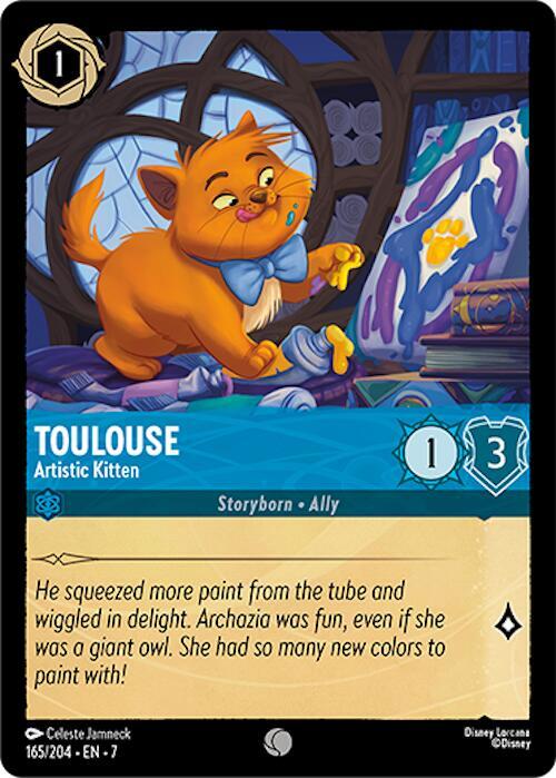 Toulouse, Artistic Kitten 165/204 (Archazia's Island)  - Cold Foil