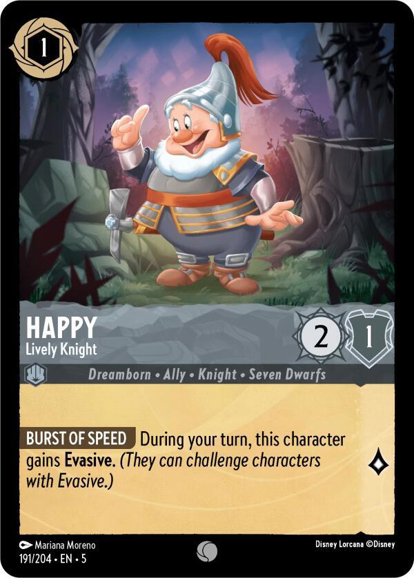 Happy, Lively Knight 191/204 (Shimmering Skies) 