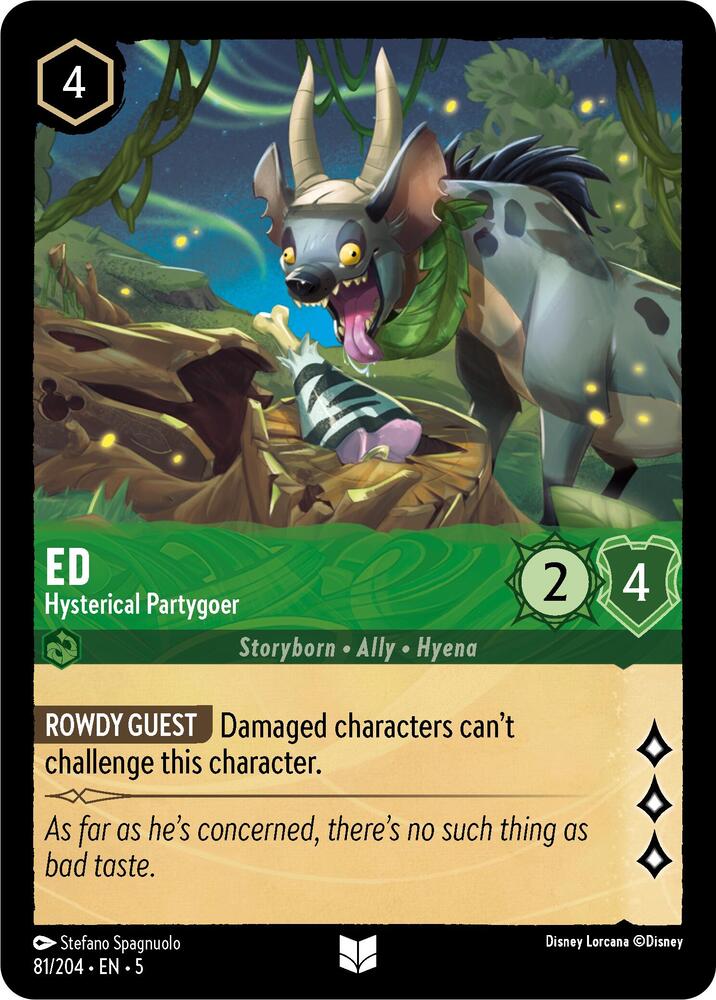 Ed, Hysterical Partygoer 81/204 (Shimmering Skies) 