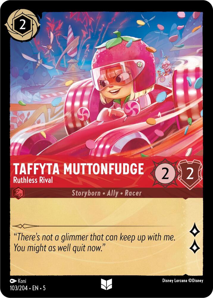 Taffyta Muttonfudge, Ruthless Rival 103/204 (Shimmering Skies) 