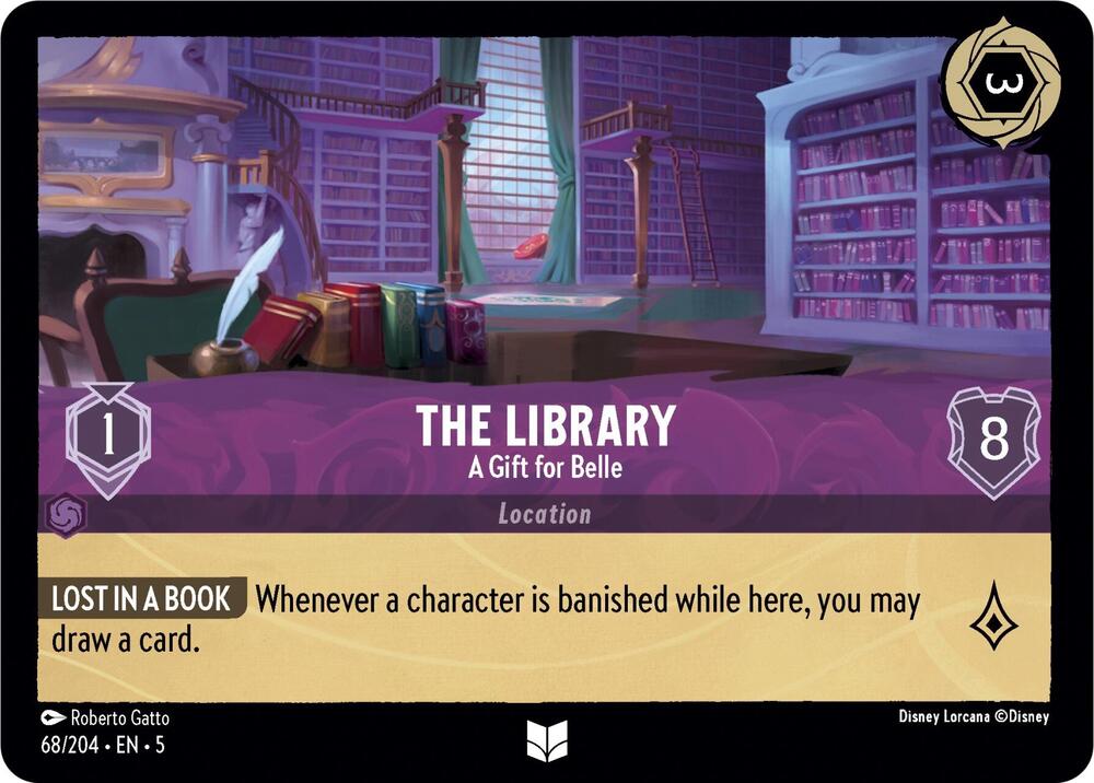 The Library, A Gift for Belle 68/204 (Shimmering Skies) 