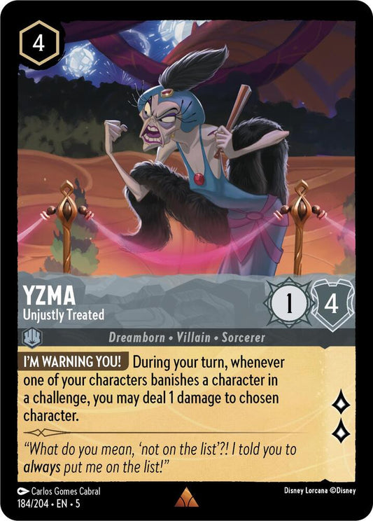 Yzma, Unjustly Treated 184/204 (Shimmering Skies) 