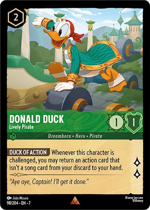 Donald Duck, Lively Pirate 98/204 (Archazia's Island) 