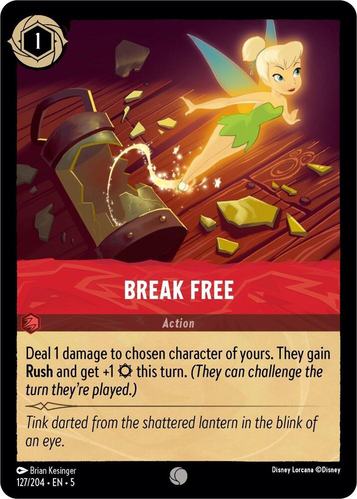 Break Free 127/204 (Shimmering Skies)  - Cold Foil