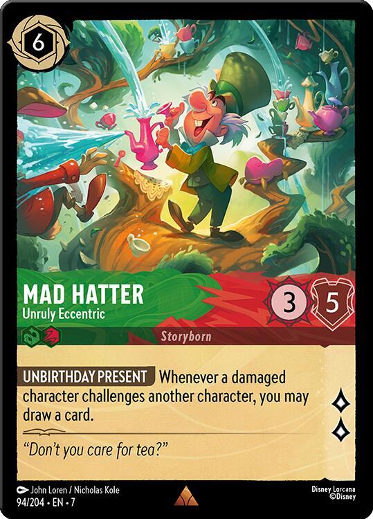 Mad Hatter, Unruly Eccentric 94/204 (Archazia's Island) 