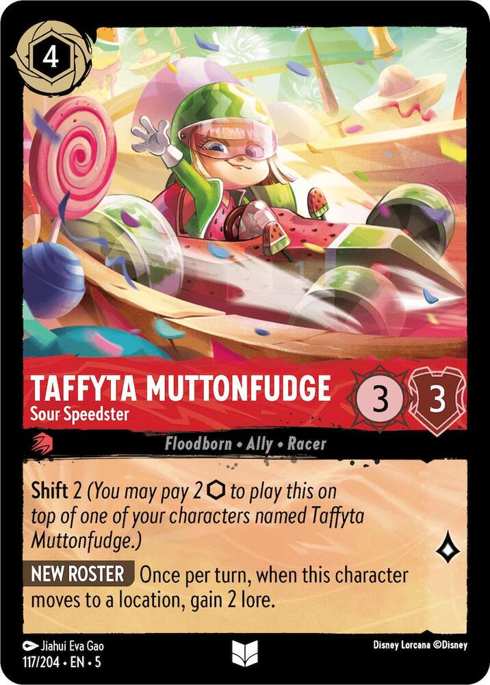 Taffyta Muttonfudge, Sour Speedster 117/204 (Shimmering Skies) 