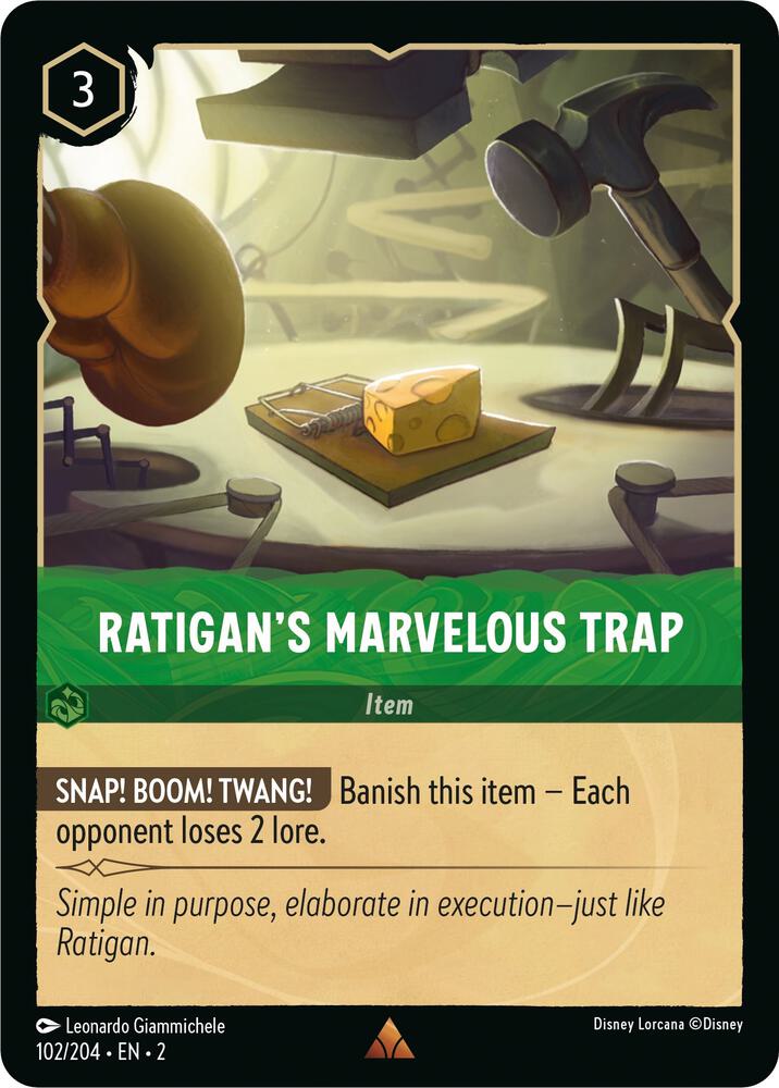 Ratigan's Marvelous Trap 102/204 (Rise of the Floodborn)  - Cold Foil