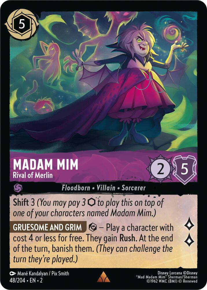 Madam Mim, Rival of Merlin 48/204 (Rise of the Floodborn) 