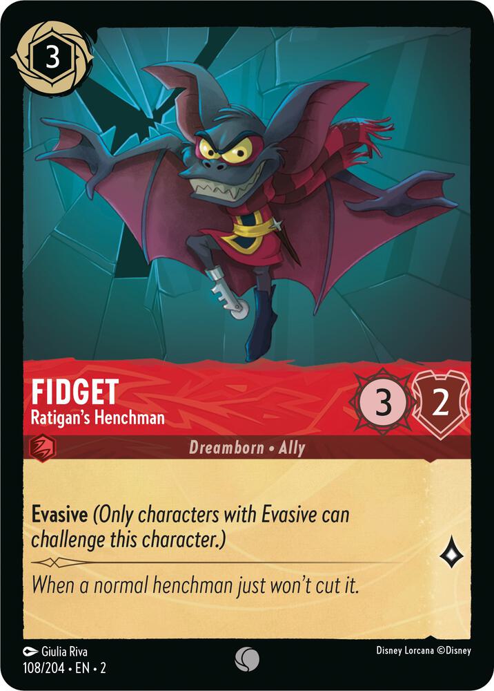 Fidget, Ratigan's Henchman 108/204 (Rise of the Floodborn) 