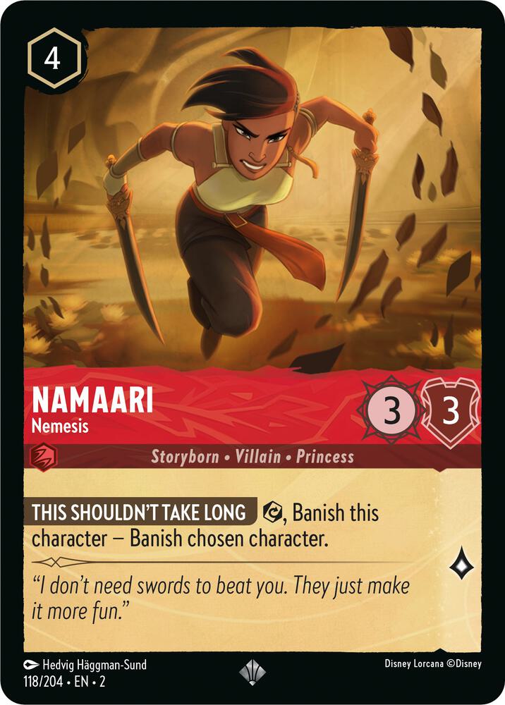 Namaari, Nemesis 118/204 (Rise of the Floodborn) 
