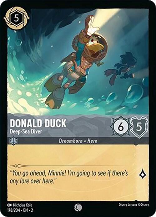 Donald Duck, Deep Sea Diver 178/204 (Rise of the Floodborn)  - Cold Foil