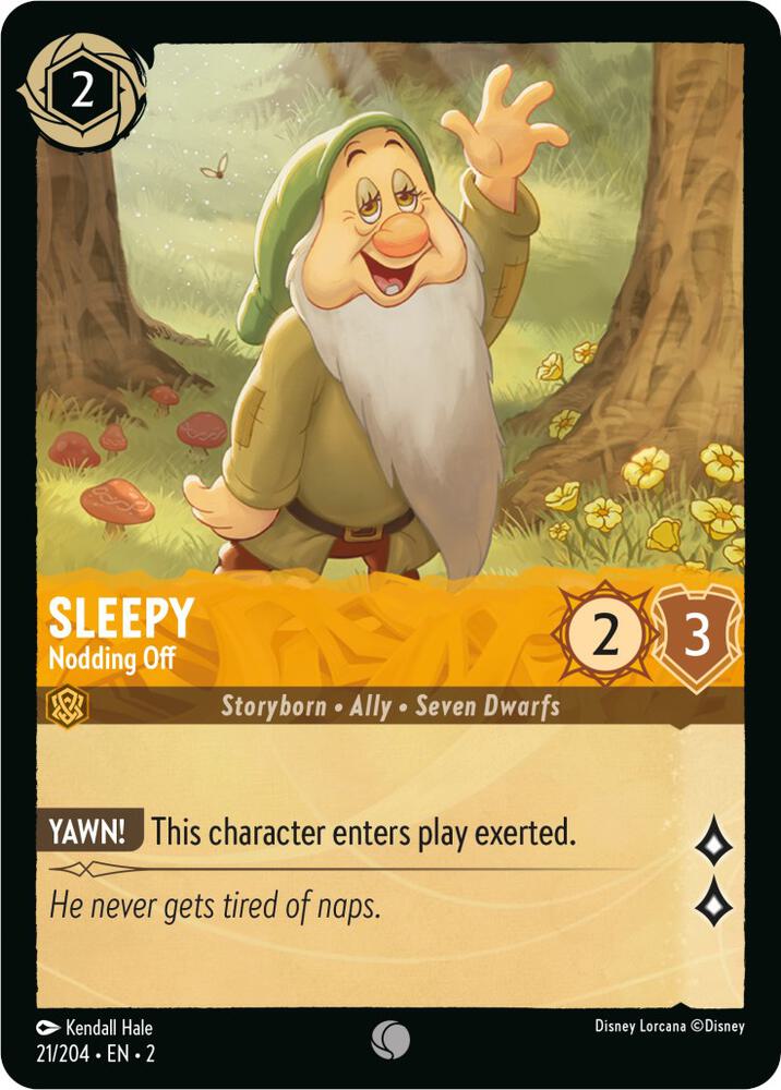 Sleepy, Nodding Off 21/204 (Rise of the Floodborn)  - Cold Foil