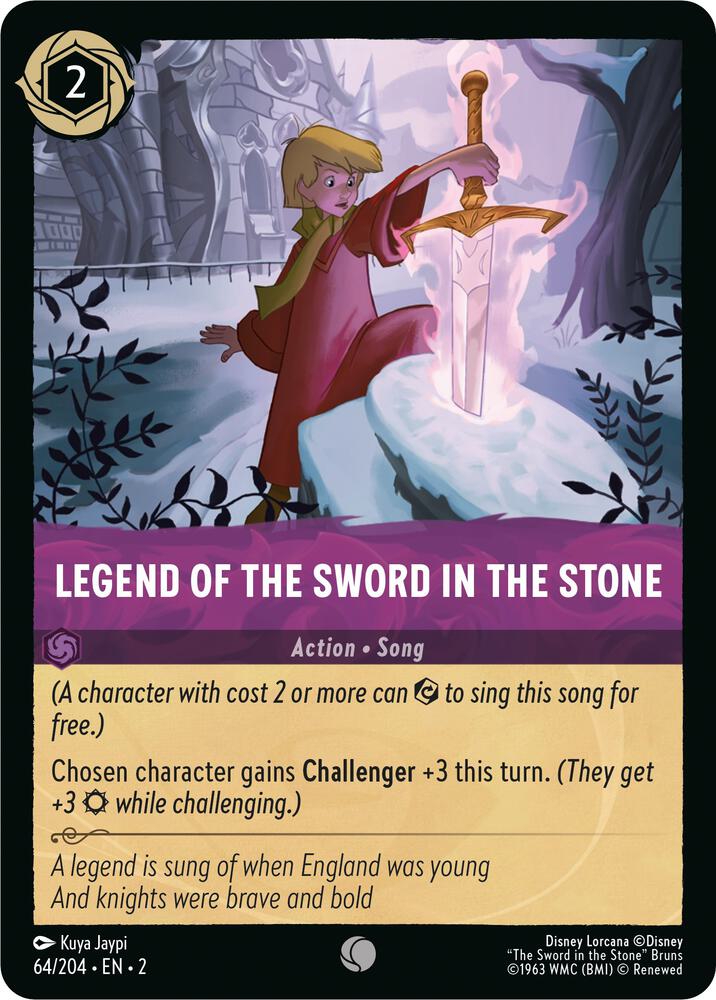Legend of the Sword in the Stone 64/204 (Rise of the Floodborn)  - Cold Foil