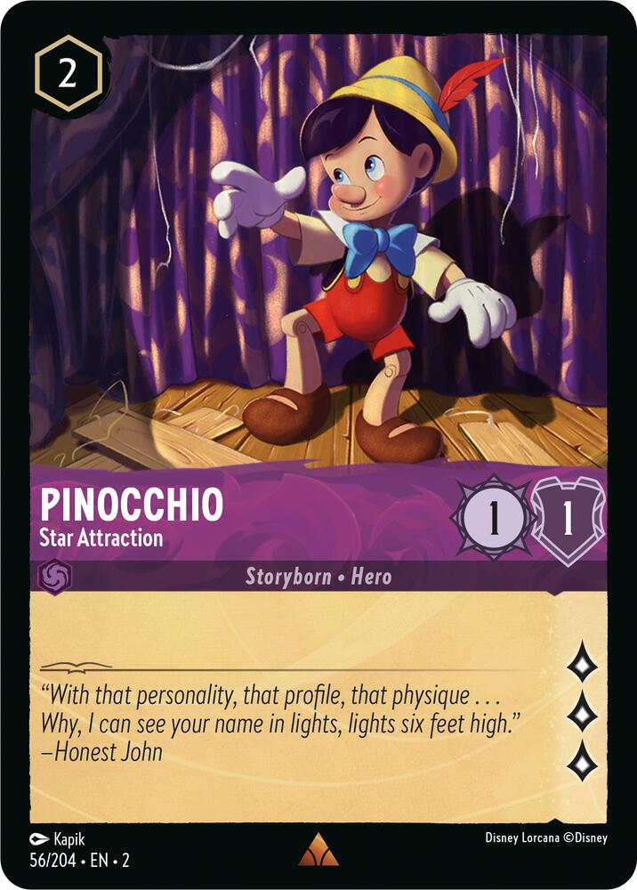 Pinocchio, Star Attraction 56/204 (Rise of the Floodborn) 