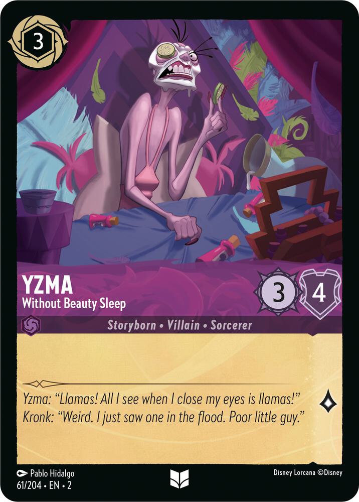 Yzma, Without Beauty Sleep 61/204 (Rise of the Floodborn)  - Cold Foil