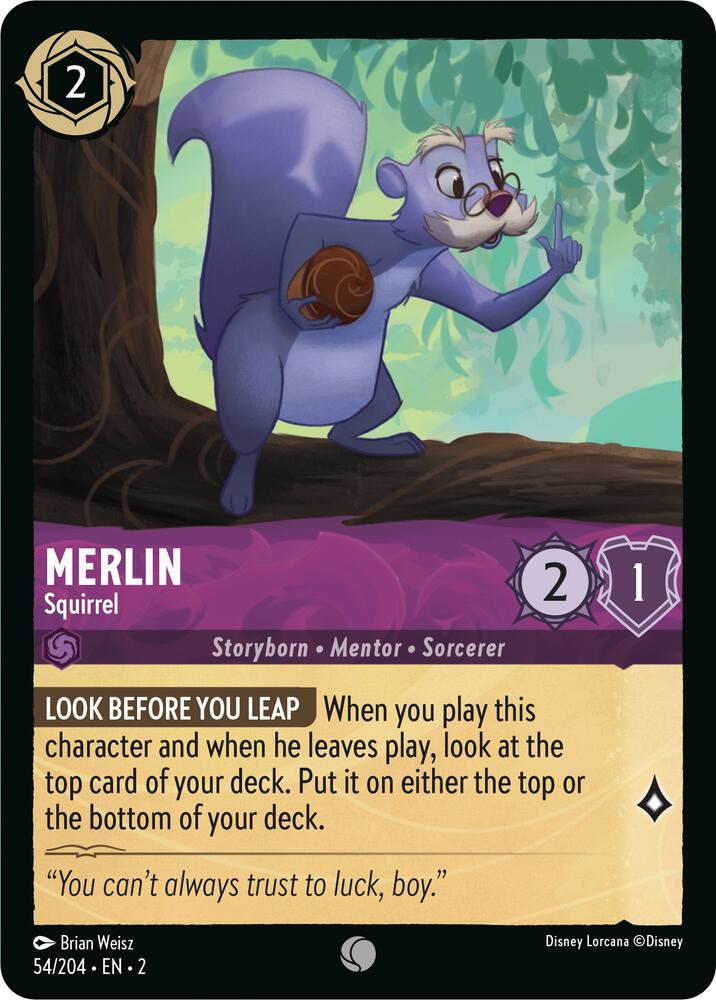 Merlin, Squirrel 54/204 (Rise of the Floodborn) 