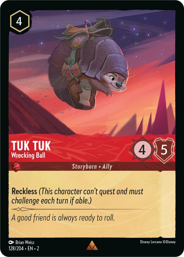Tuk Tuk, Wrecking Ball 128/204 (Rise of the Floodborn)  - Cold Foil