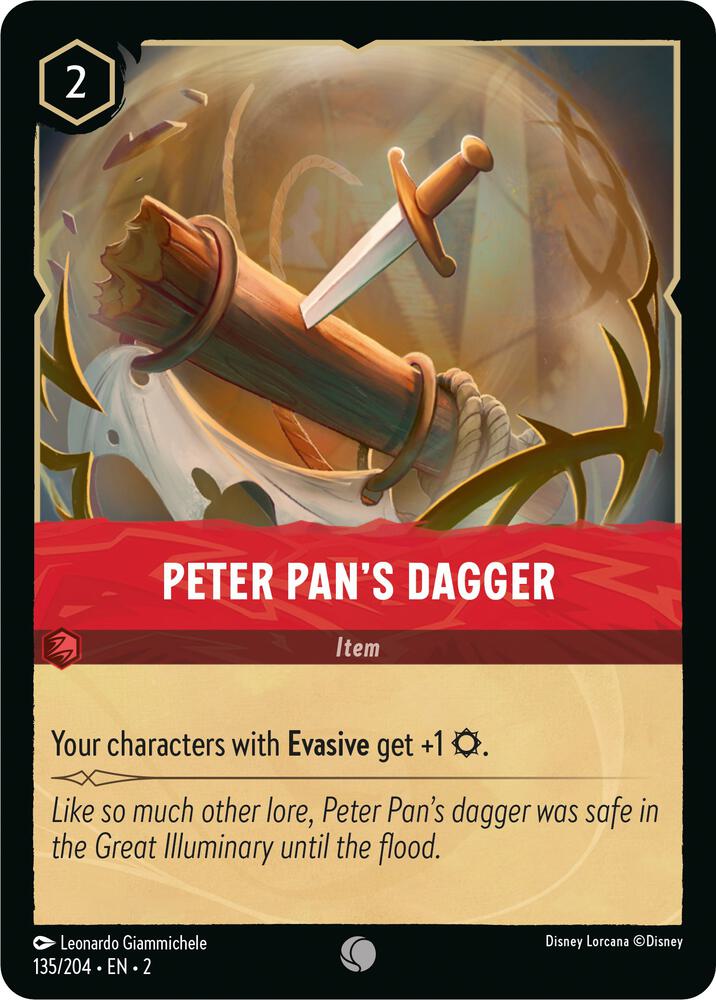 Peter Pan's Dagger 135/204 (Rise of the Floodborn) 