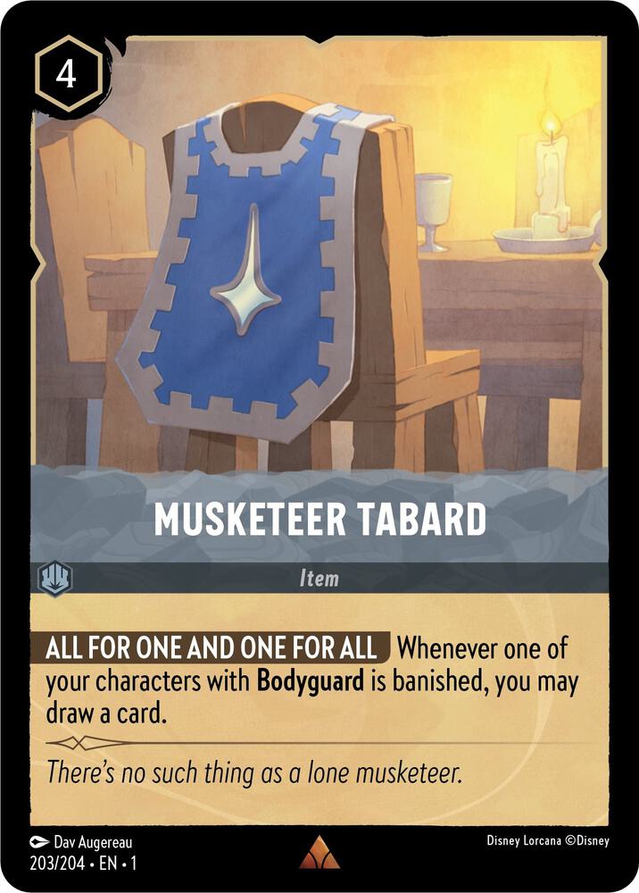 Musketeer Tabard 203/204 (The First Chapter) 