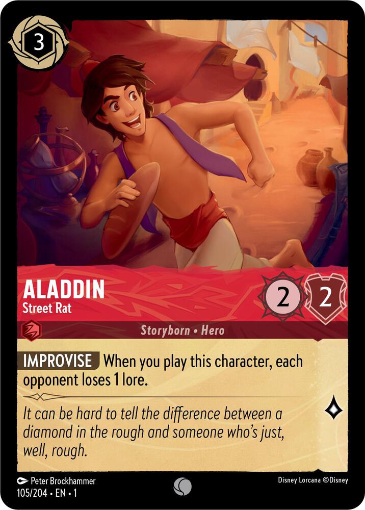 Aladdin, Street Rat 105/204 (The First Chapter) 