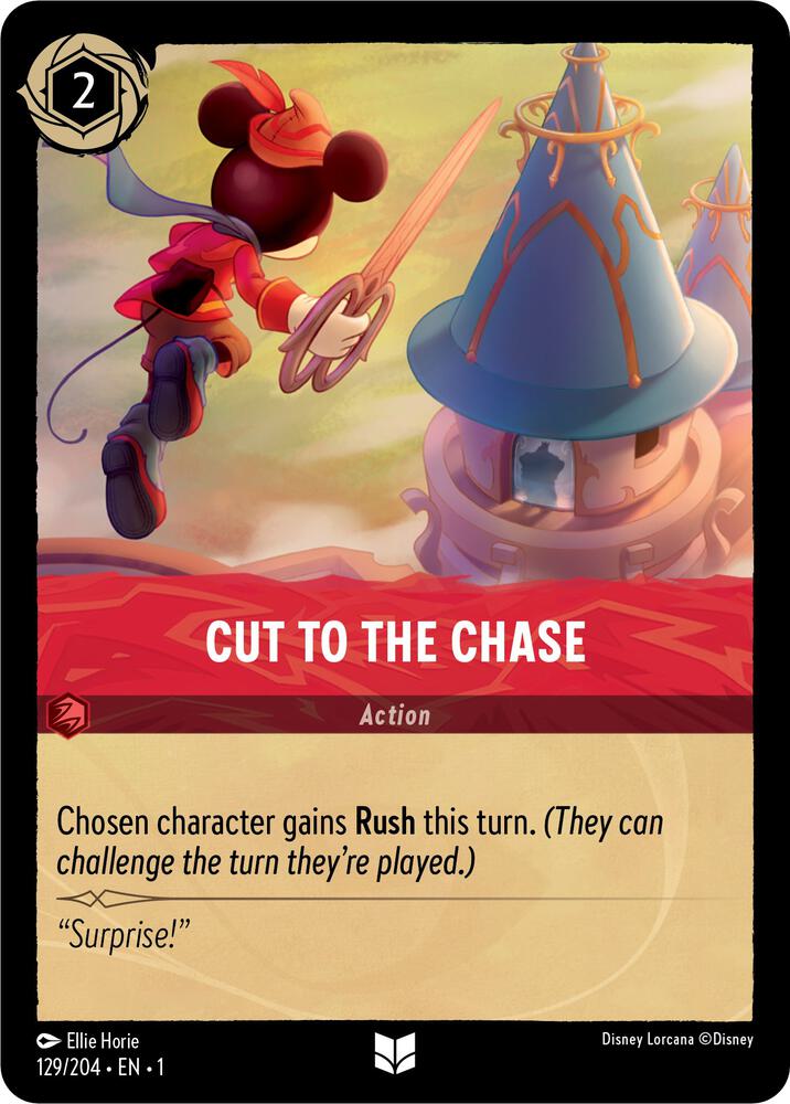 Cut to the Chase 129/204 (The First Chapter)  - Cold Foil