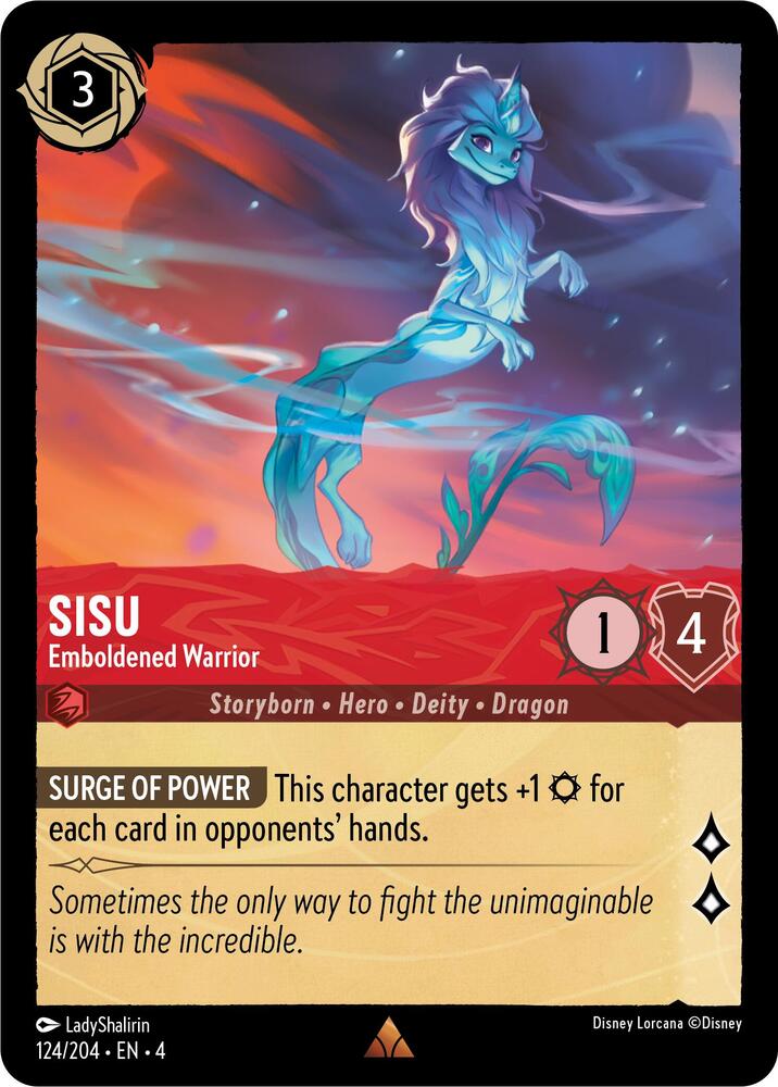 Sisu, Emboldened Warrior 124/204 (Ursula's Return)  - Cold Foil
