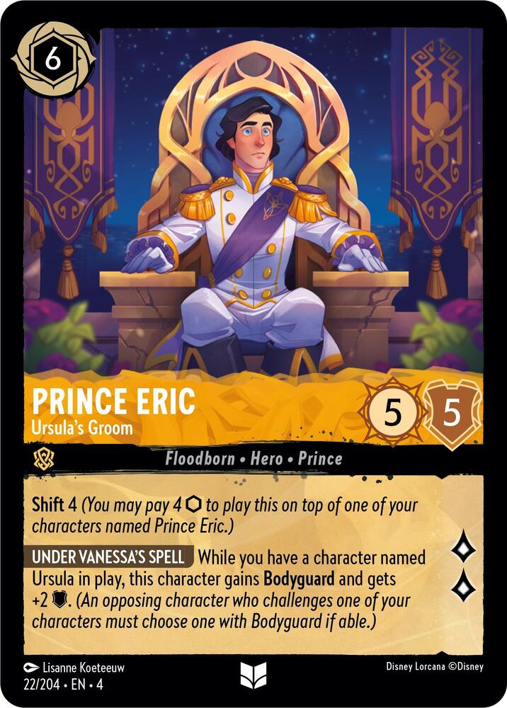 Prince Eric, Ursula's Groom 22/204 (Ursula's Return) 