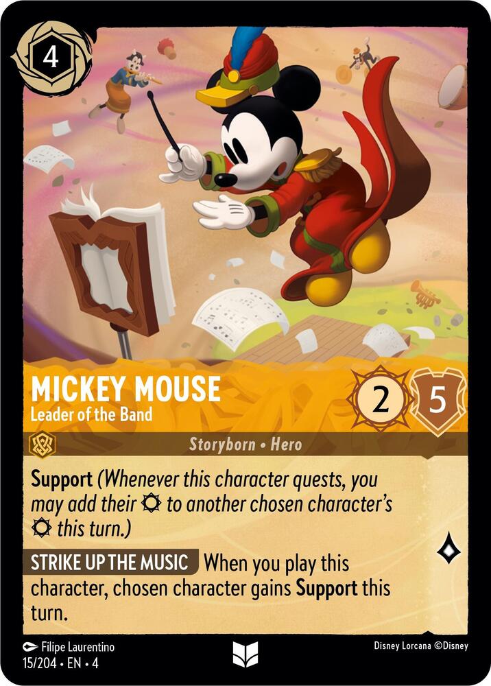 Mickey Mouse, Leader of the Band 15/204 (Ursula's Return) 