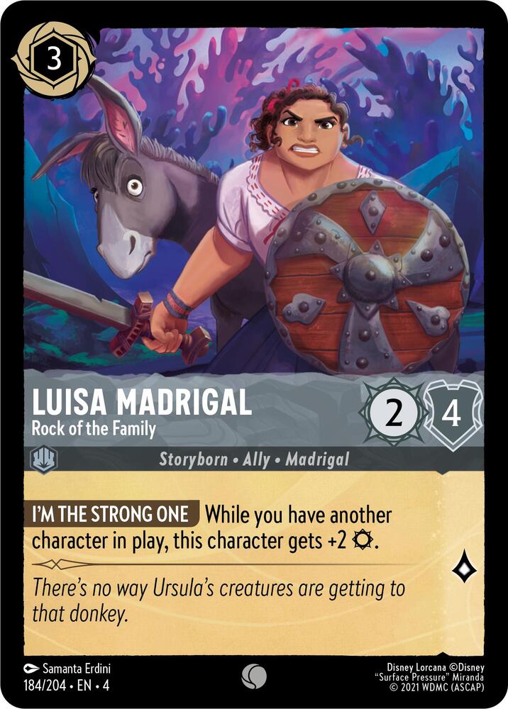 Luisa Madrigal, Rock of the Family 184/204 (Ursula's Return)  - Cold Foil