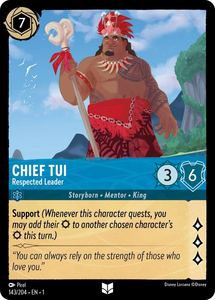 Chief Tui, Respected Leader 143/204 (The First Chapter)  - Cold Foil