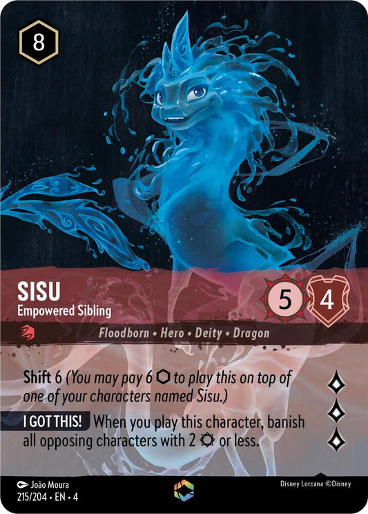 Sisu, Empowered Sibling (Enchanted) 215/204 (Ursula's Return)  - Holofoil