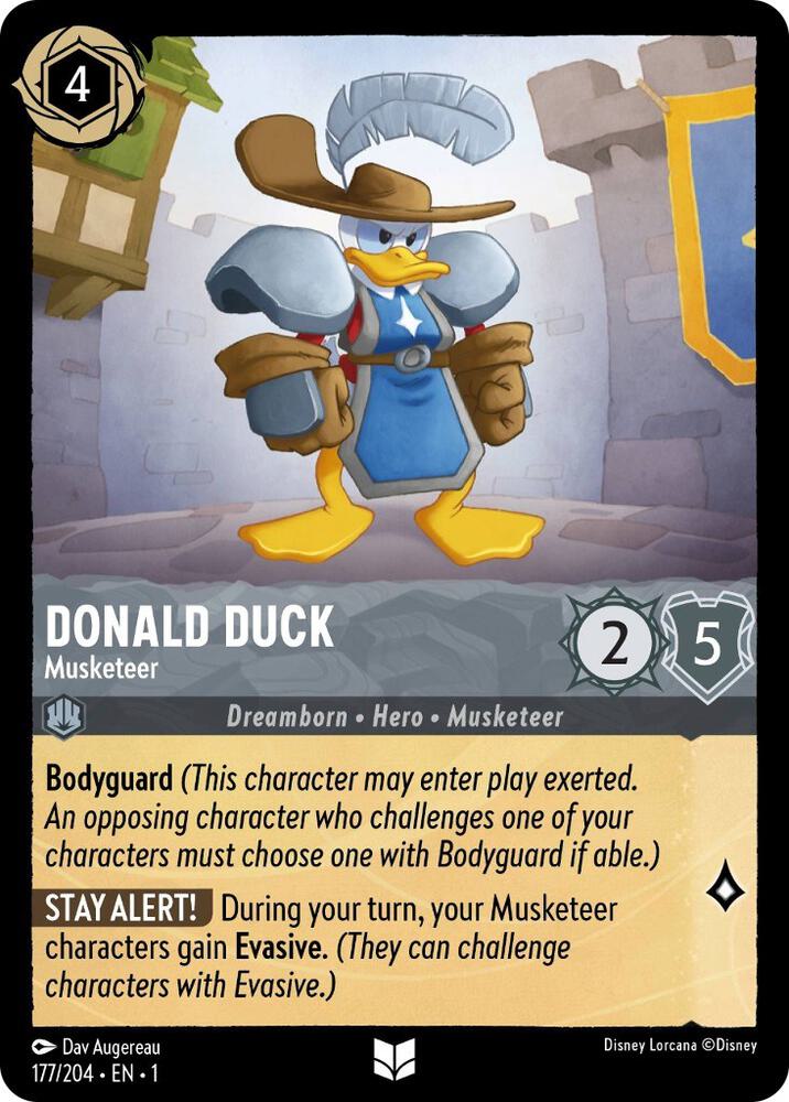 Donald Duck, Musketeer 177/204 (The First Chapter)  - Cold Foil