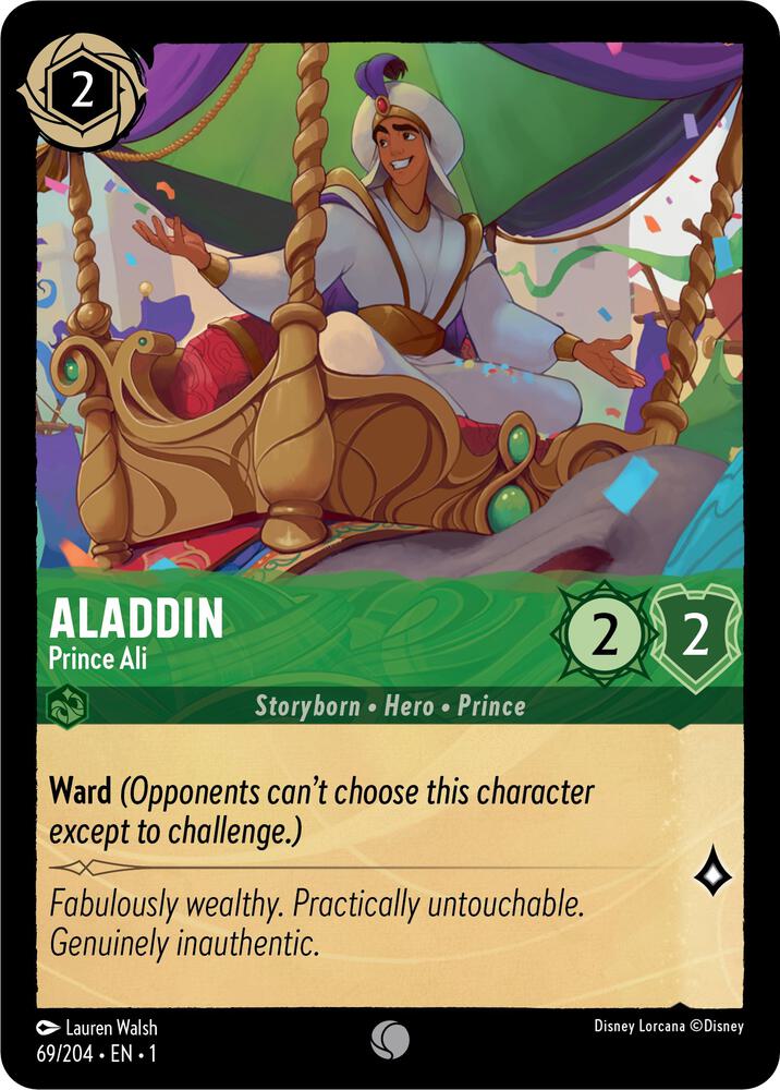 Aladdin, Prince Ali 69/204 (The First Chapter)  - Cold Foil