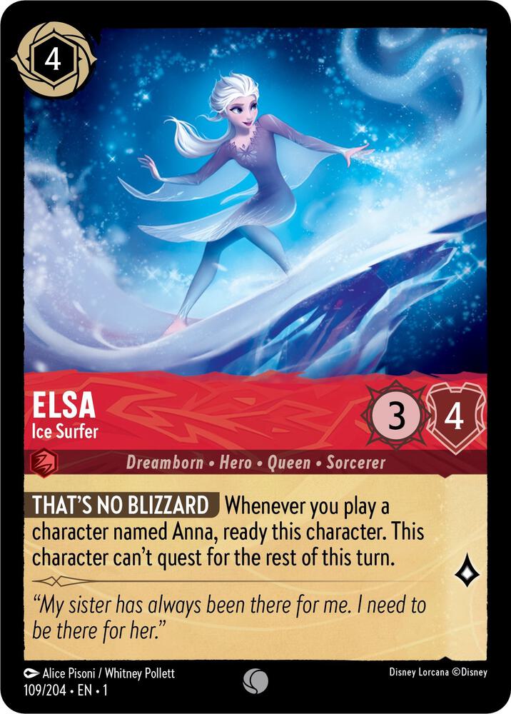 Elsa, Ice Surfer 109/204 (The First Chapter) 
