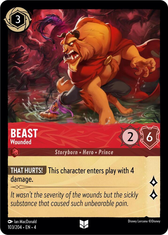 Beast, Wounded 103/204 (Ursula's Return) 