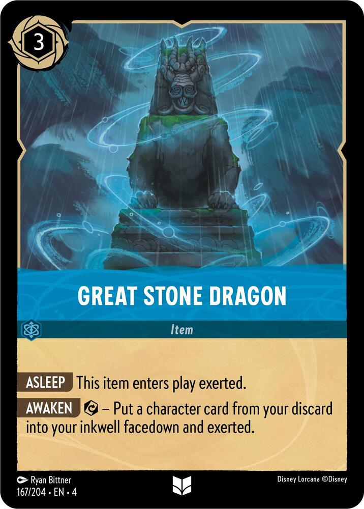 Great Stone Dragon 167/204 (Ursula's Return) 