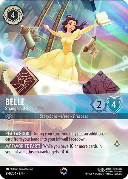 Belle, Strange but Special Enchanted 214/204 (The First Chapter)  - Holofoil
