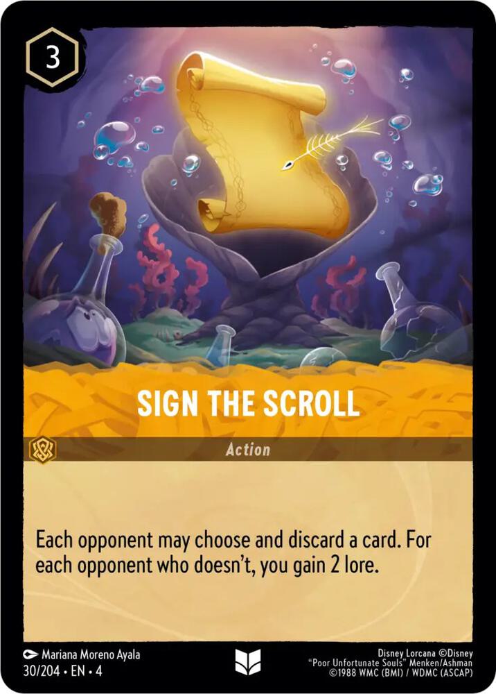 Sign the Scroll 30/204 (Ursula's Return) 