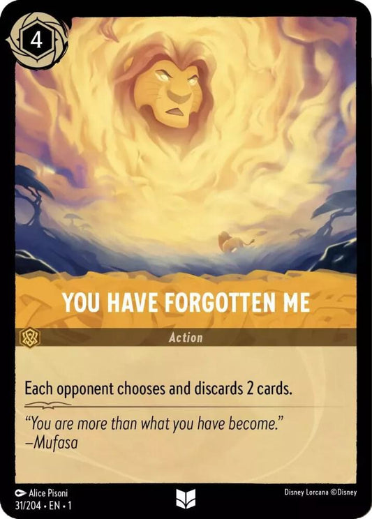 You Have Forgotten Me 31/204 (The First Chapter)  - Cold Foil