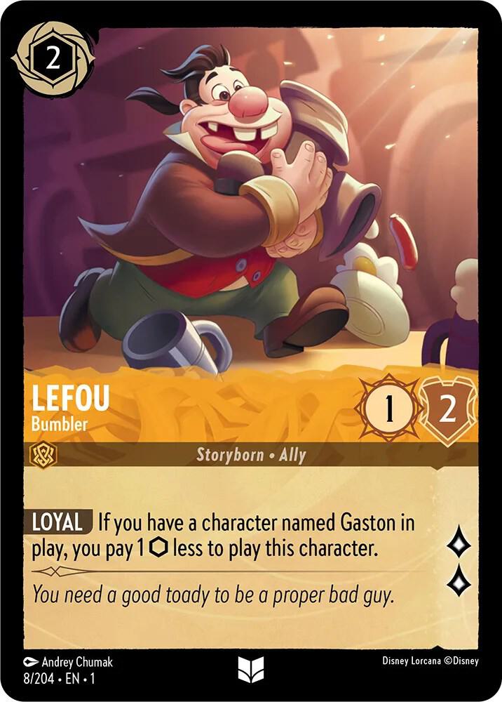 Lefou, Bumbler 8/204 (The First Chapter)  - Cold Foil